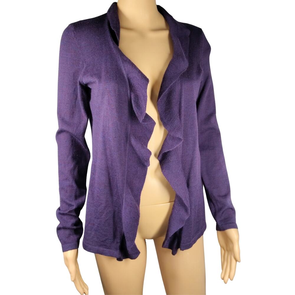 Purple Cardigan Coquette Romantic Soft Girl Coastal Dark Feminine Whimsigoth Sm
